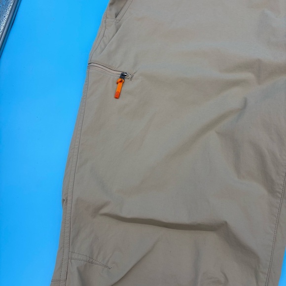 Orvis Tan Cargo Pants Durable Utility Design Nylon Beige Size XXL x 30” - Picture 4 of 11